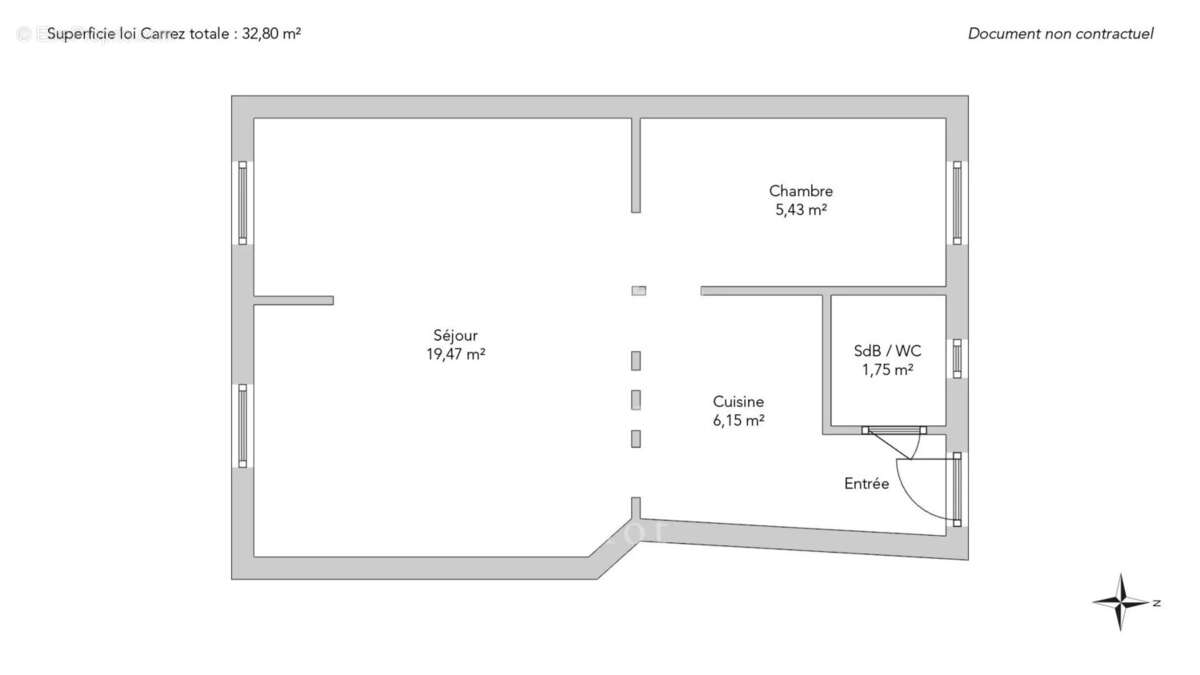 Appartement à PARIS-18E