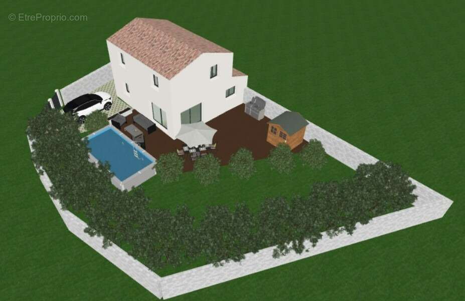Terrain 980 m² à Greasque  - photo 2