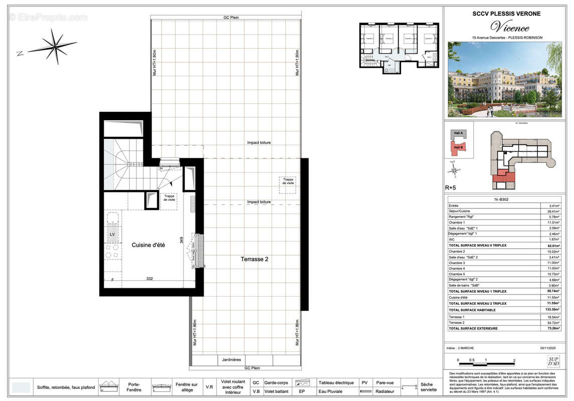 Appartement à LE PLESSIS-ROBINSON