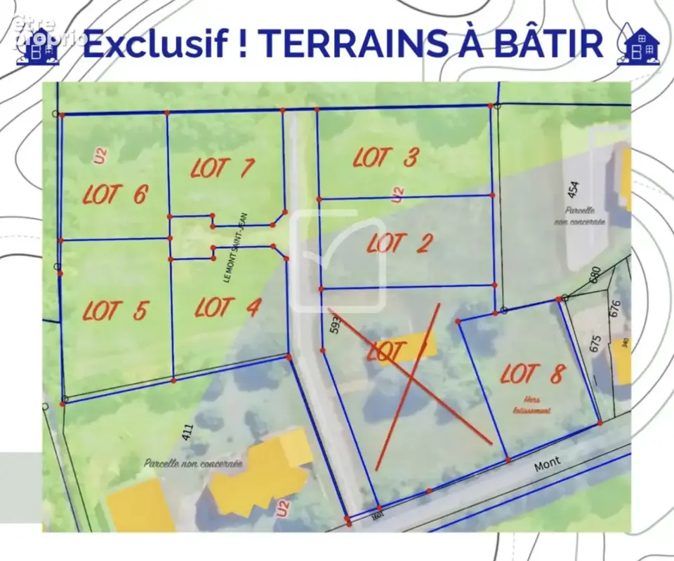 Sur la route du Mont St Jean   7 terrains à bâtir, une exclusivité ImoConseil - photo 3