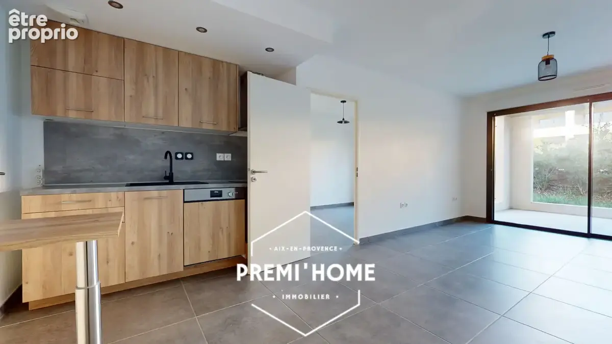 A vendre t2 avec terrasse et garage aix ouest - photo 2