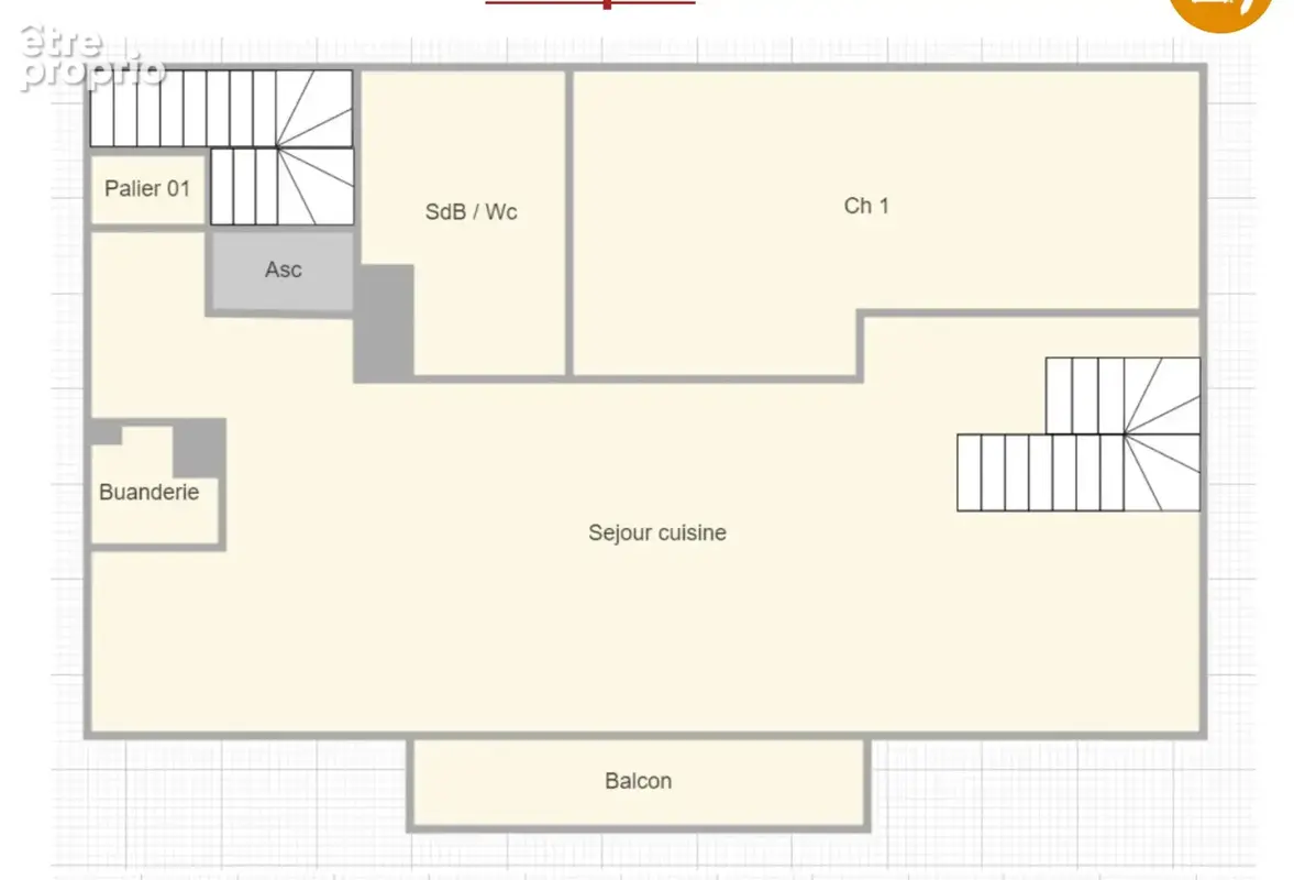 Duplex dernier etage !! 6 pieces 193m2 + terrasse 35m2 + balcon 6m2 + cave + parking - photo 16
