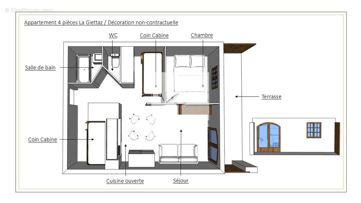 Appartement à LA GIETTAZ