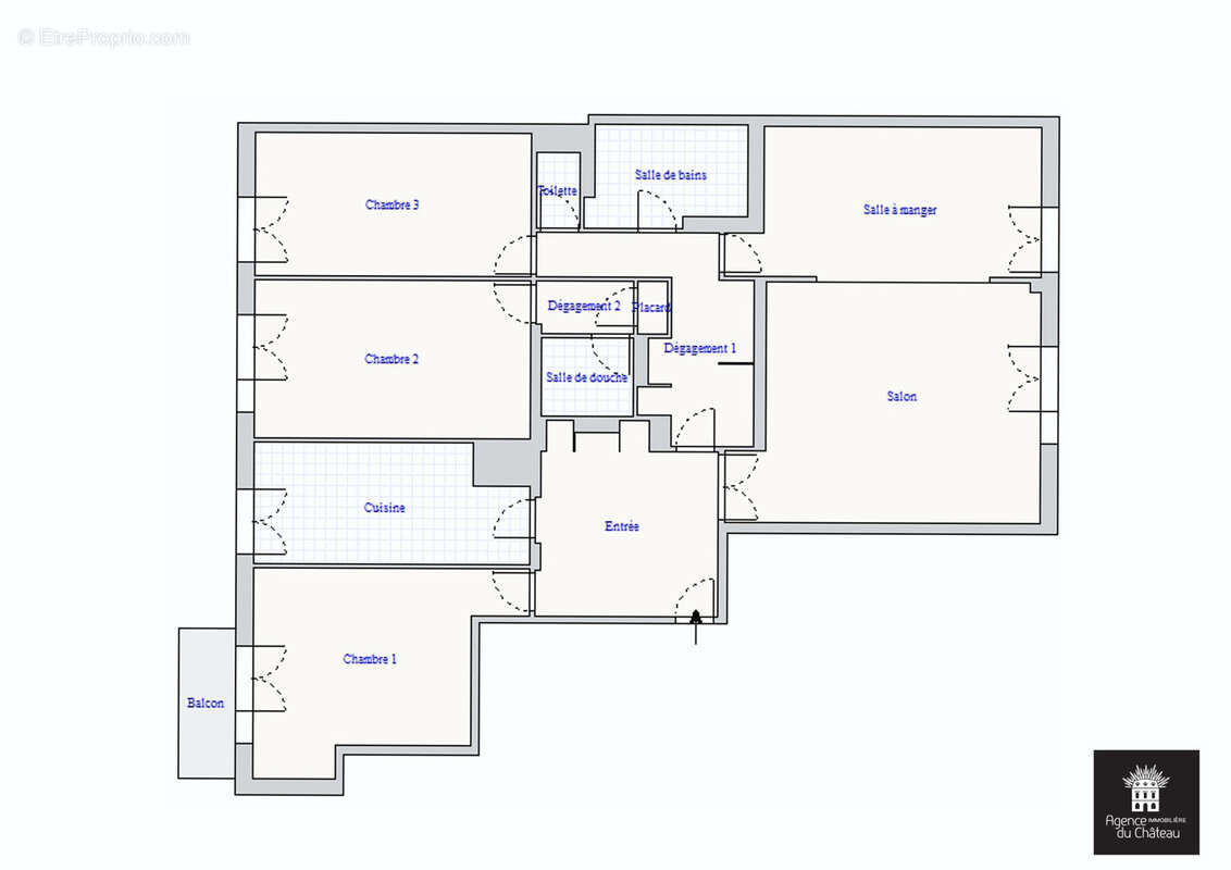 VERSAILLES AV DE PARIS - PARC MADAME ELISABETH  - 5P 125m2 traversant  Séjour Double - 3 Ch au calme absolu - photo 10