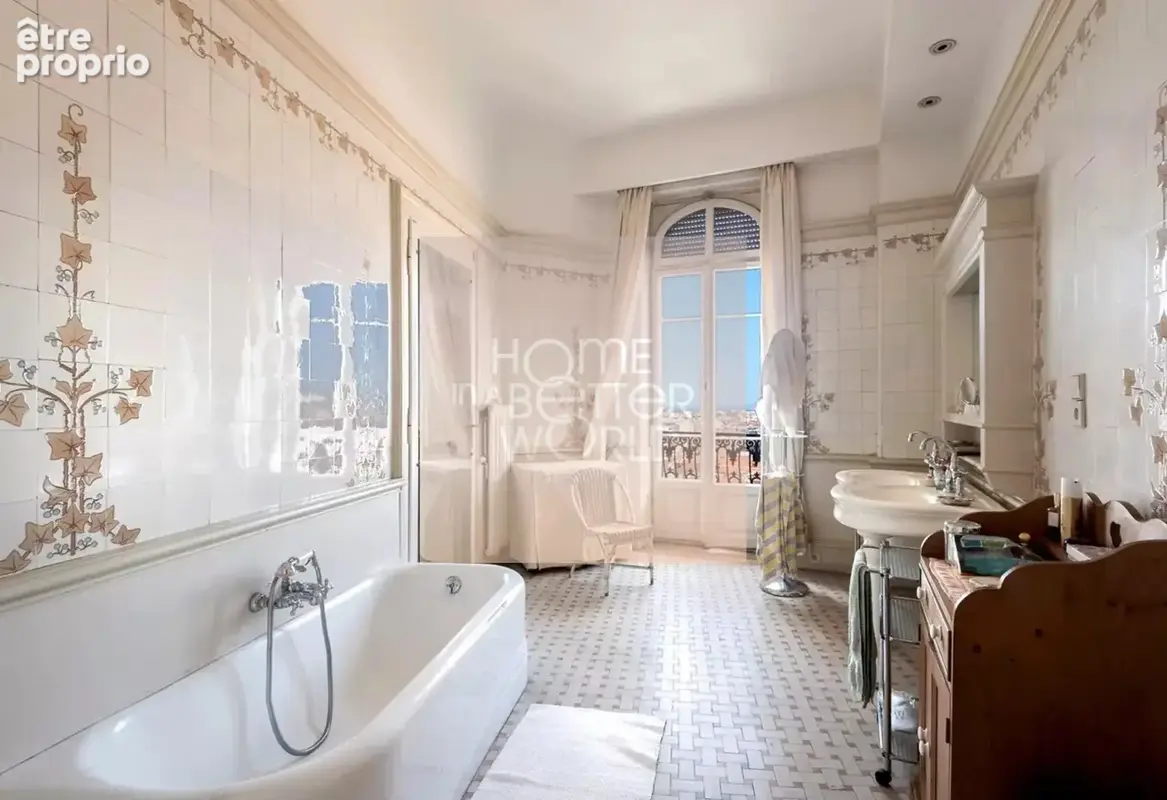 Nice - bas cimez  élégance belle époque avec vue mer - photo 3