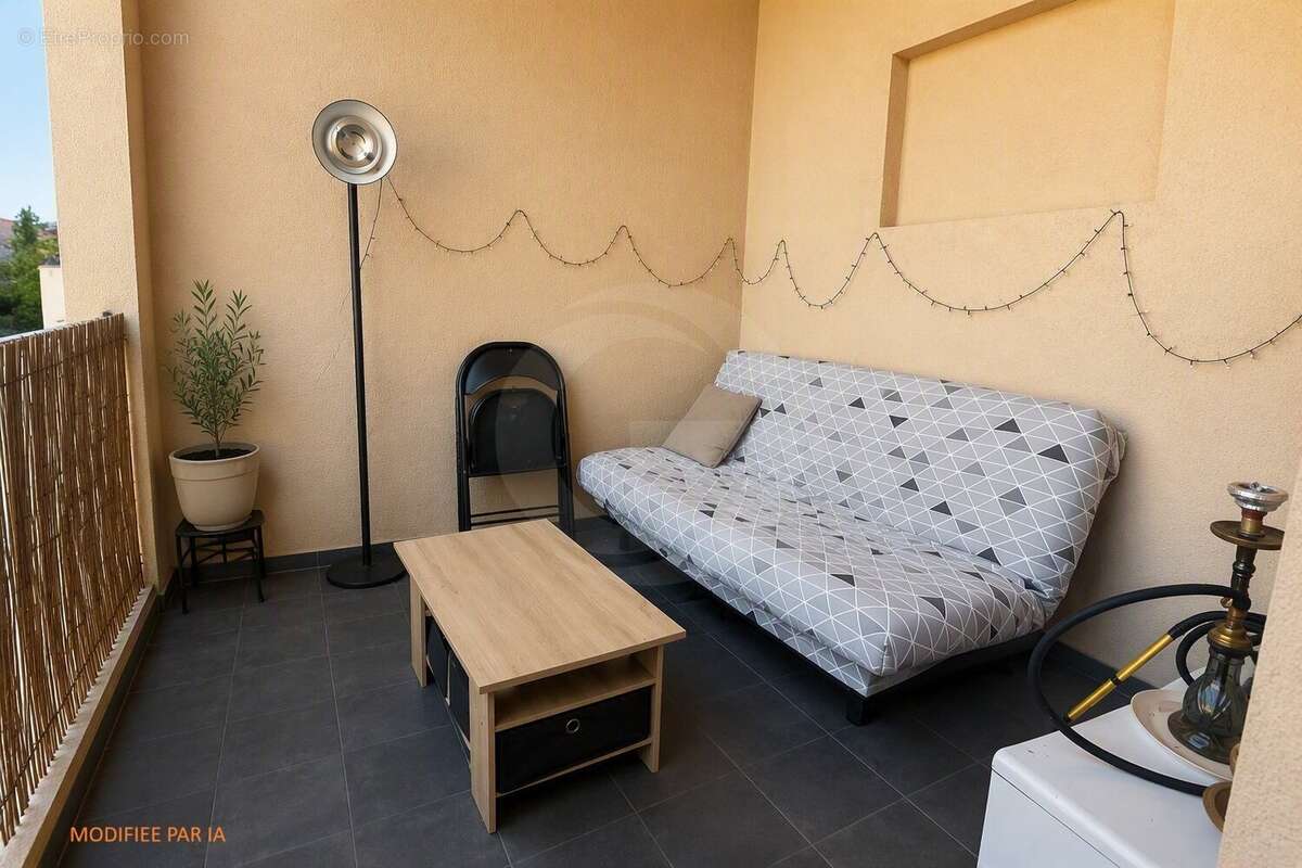 Studio vendu loué avec terrasse - photo 7
