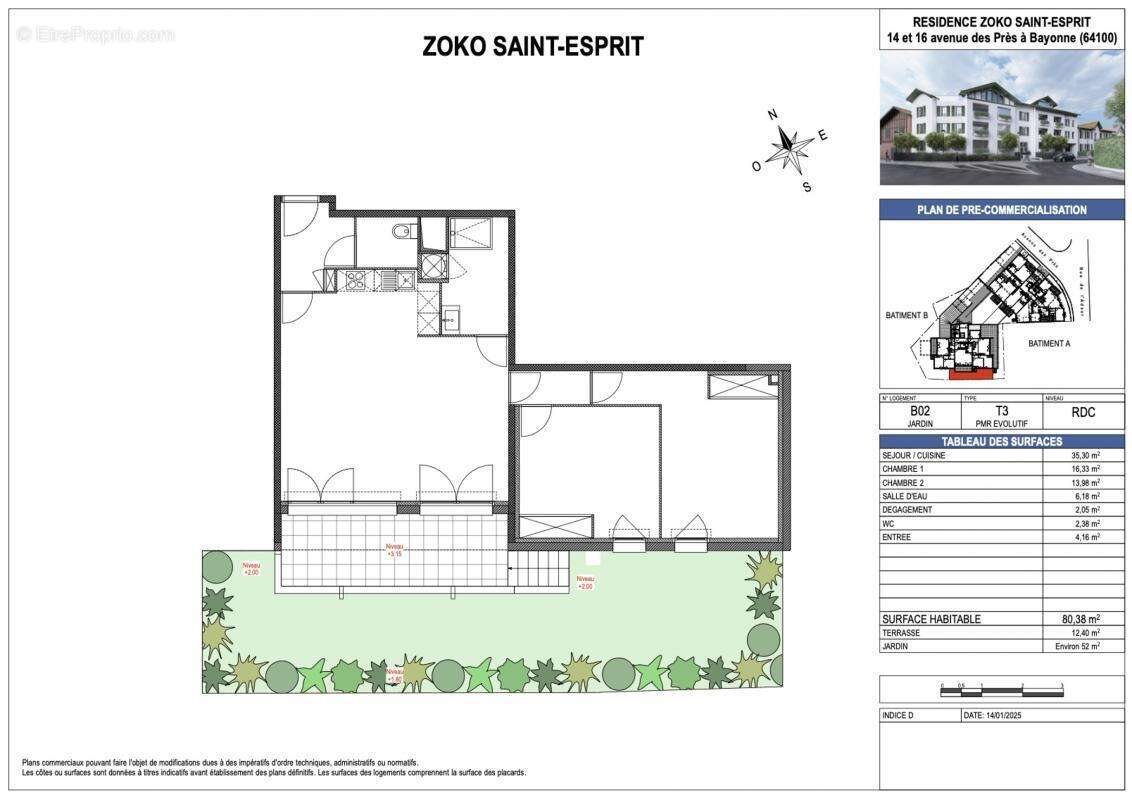 Appartement à BAYONNE