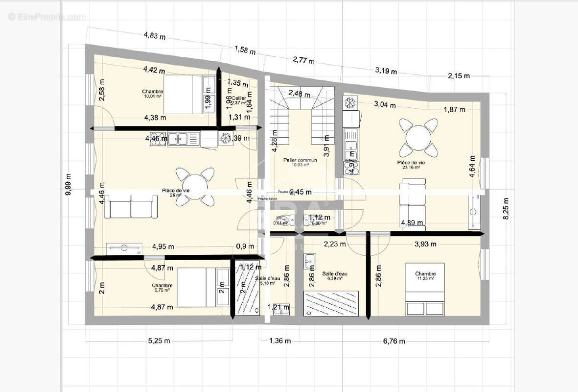 Maison à MONTPON-MENESTEROL