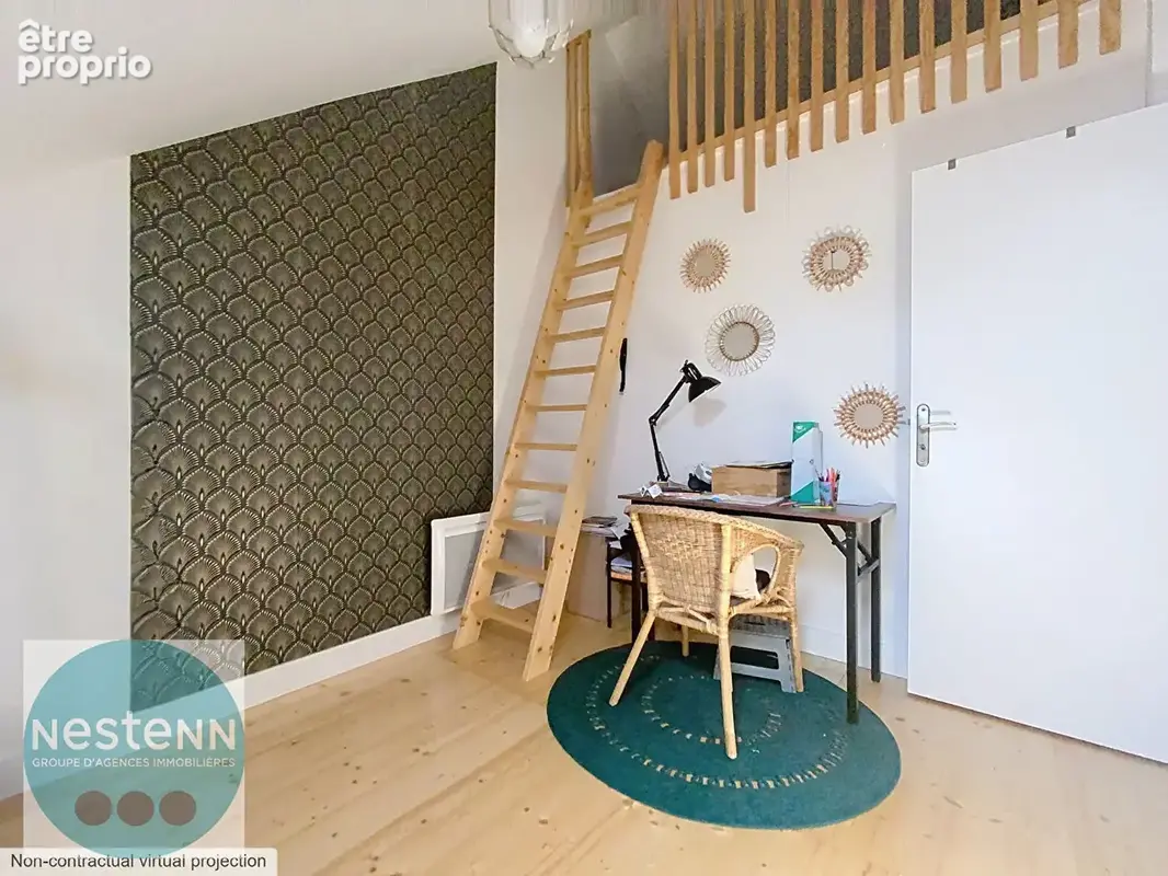 Maison de ville des années 30 rénovée en 2017 - 4 pièces Saint-Marceau / Cigogne Orléans 110 m2 et sa cour privée sans vis à vis - photo 6