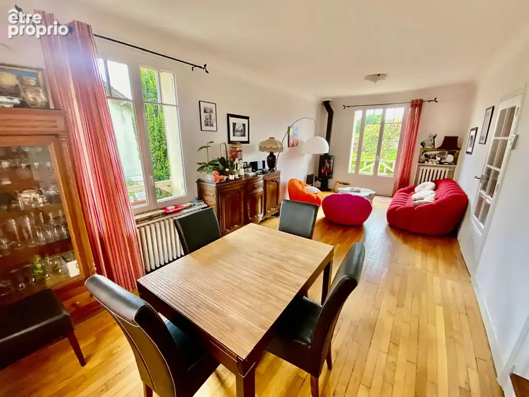Saint Leu La Foret, meulière 145m2 sur 526m2 de terrain. - photo 3
