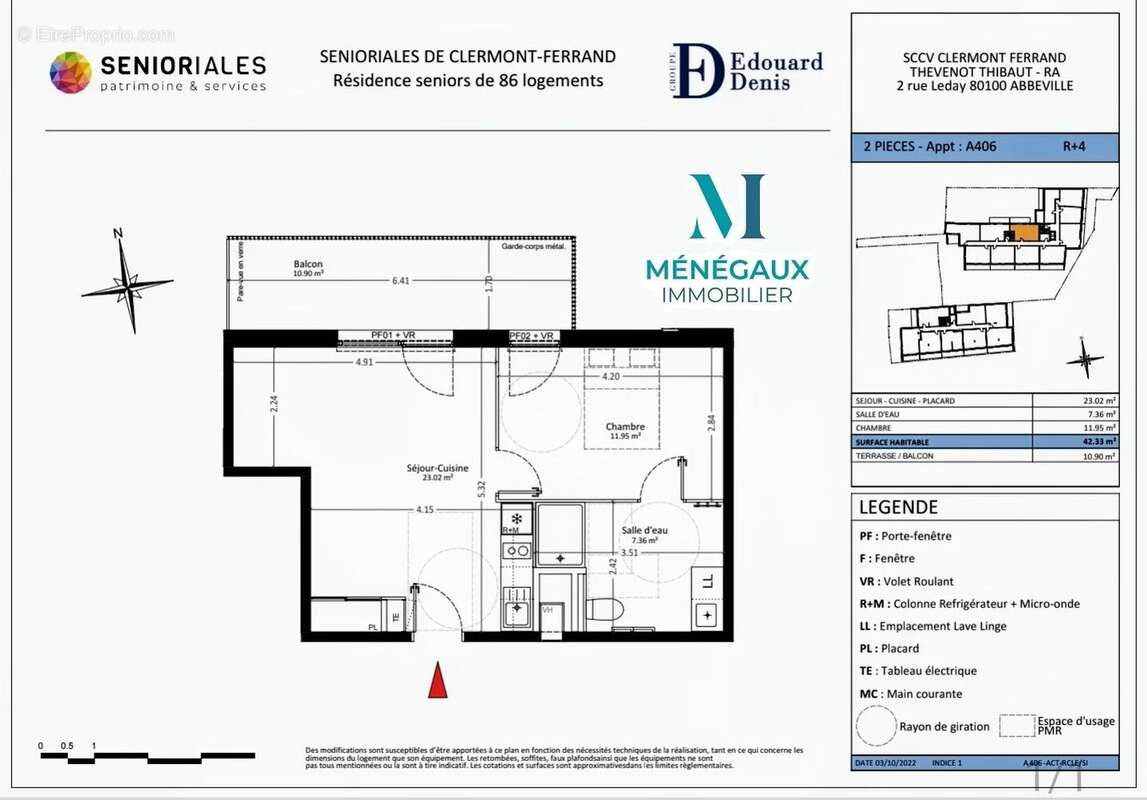 Appartement à CLERMONT-FERRAND