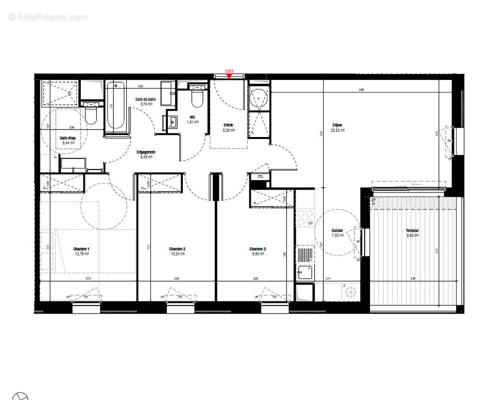 Vente appartement T4 Suartello - photo 3