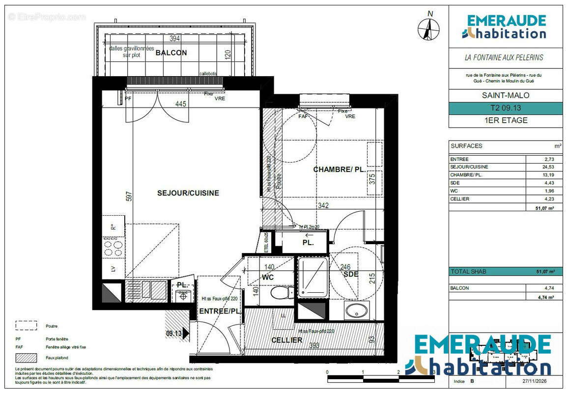 Appartement à SAINT-MALO