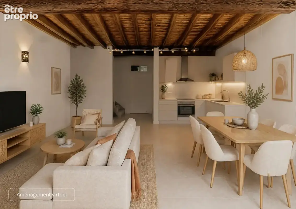 Ancienne toulousaine de charme : T3 en duplex, poutres apparentes, sans copropriété (72 m² ) - photo 5