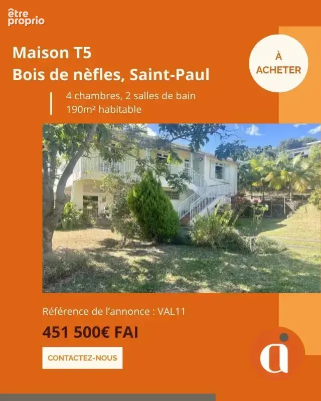 Maison à SAINT-PAUL
