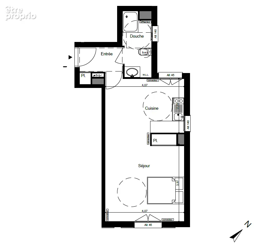 Appartement Maisons-Laffitte studio 38 m2 - photo 7