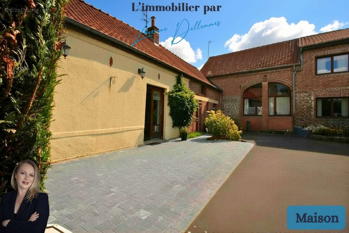Propriété complète : Une maison de 160m2 + 3 gîtes meublés (possibilité 4) + Hangar + Terrain à Nivelle (59) - photo 14