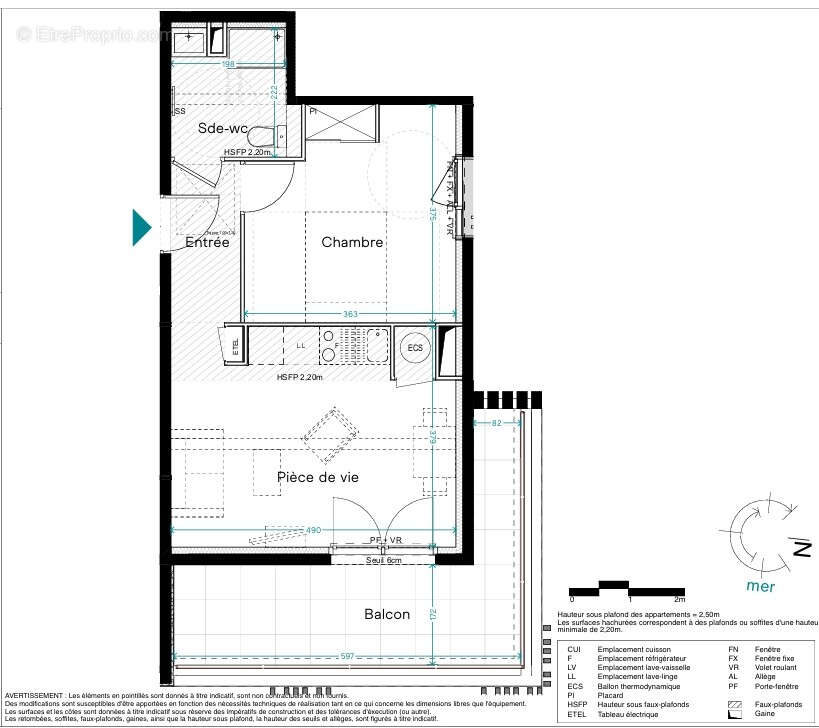 Appartement à LE BARCARES