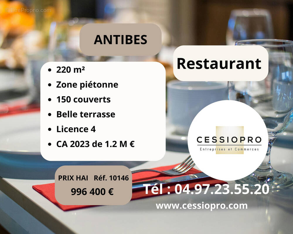 Commerce à ANTIBES