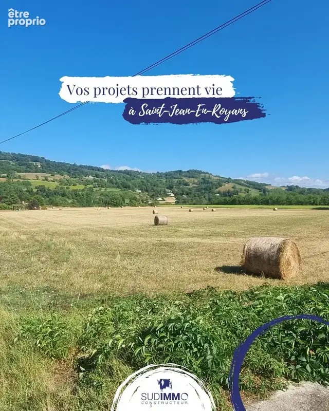 Terrain à bâtir de 1167m2 viabilisé à saint jean en royans à 84900€ avec CCMI - photo 4