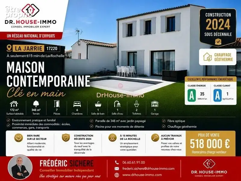 Maison 7 pièces 172 m² à vendre à La Jarrie (17220) - photo 28