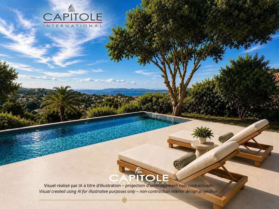 Antibes – villa d’exception rénovée avec vue mer  prestations ultra luxe - photo 26