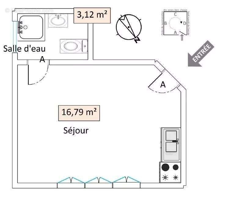 Vente Appartement Asnieres-sur-seine(92600) 116 000ï¿œ - photo 2