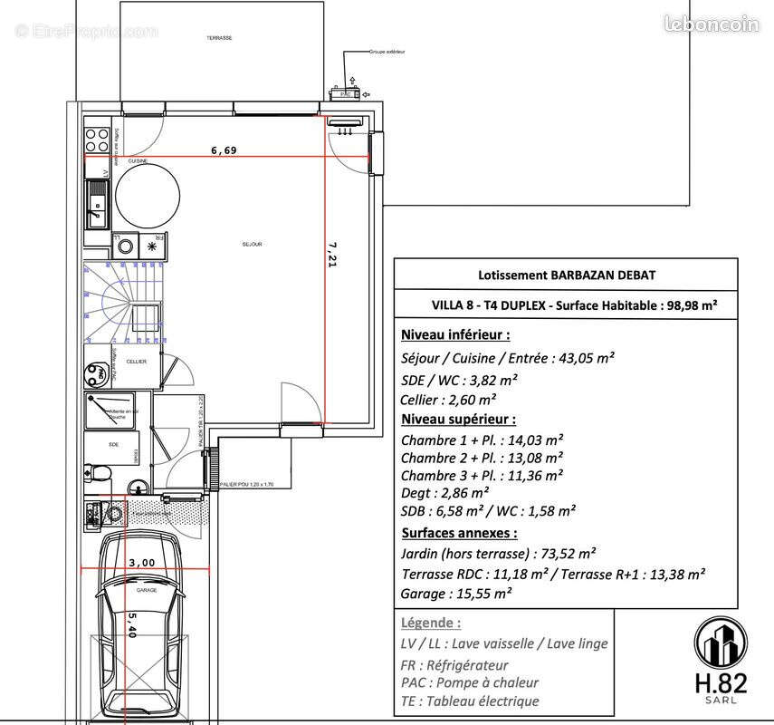 Maison à BARBAZAN-DEBAT