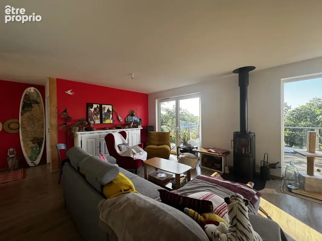 Maison ossature bois contemporaine   Rosnoën   Proche de la Presqu’île de Crozon - photo 3