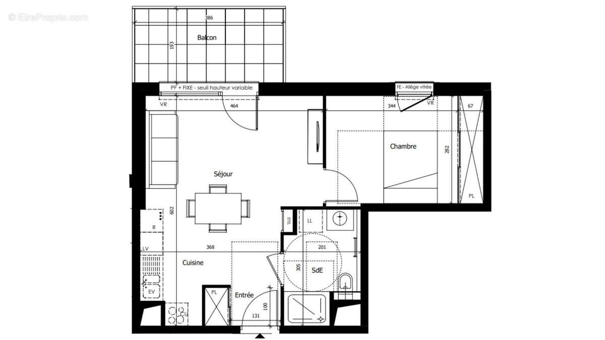 Appartement 41 m² à La Roche-Sur-Foron  - photo 4