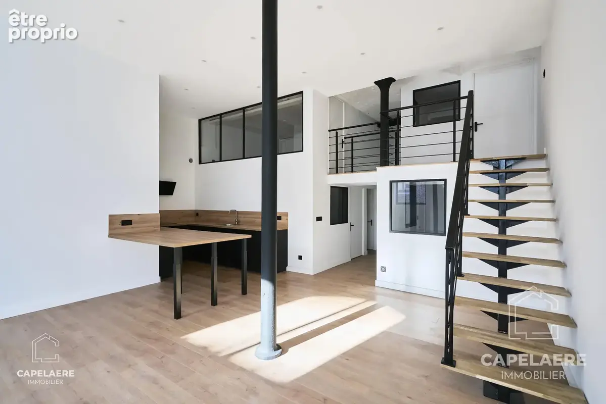 Loft 120 m2, 4 pièces, balcon et stationnement - photo 3