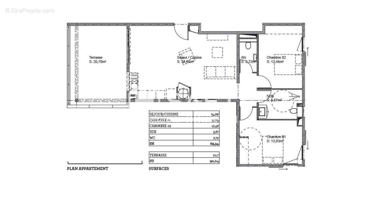 Photo 3 - Appartement à LE MARIN