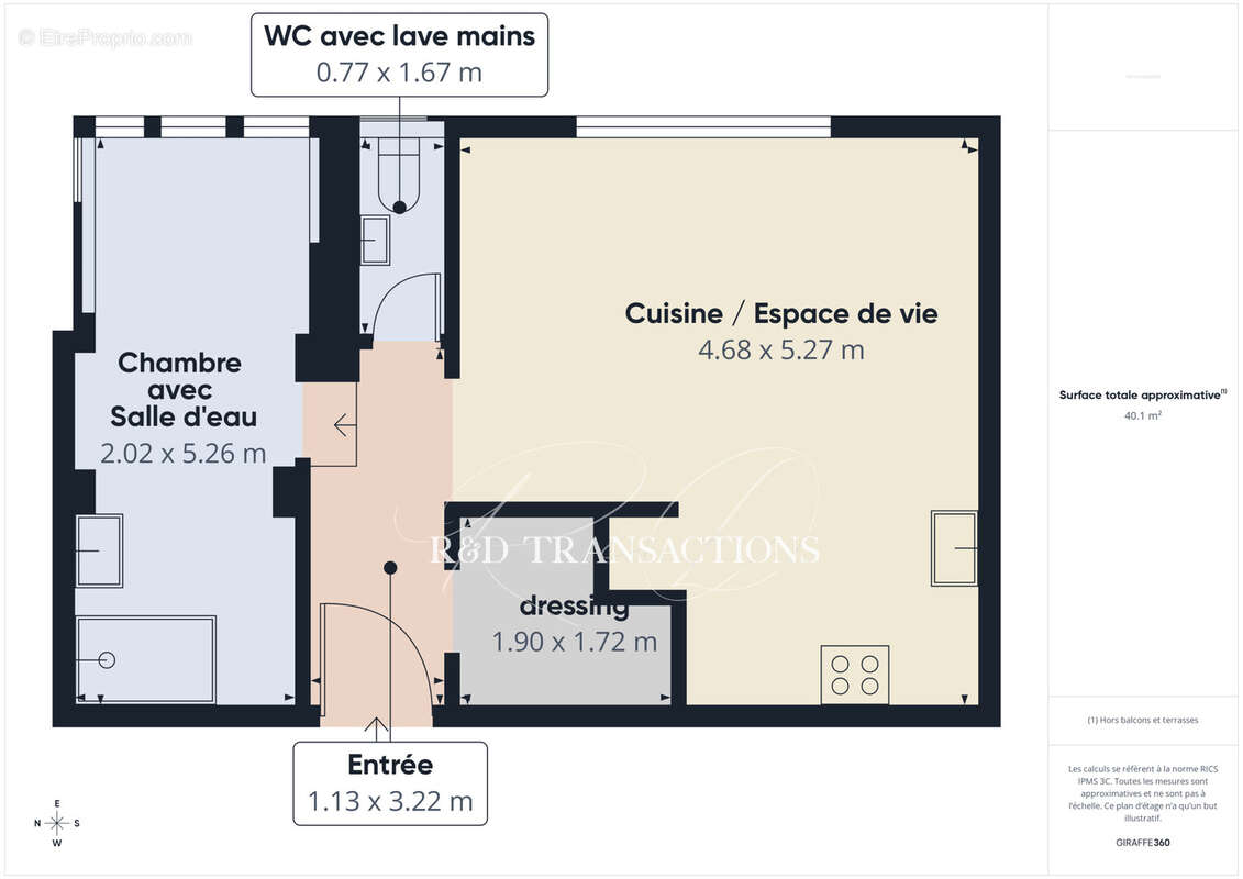 Appartement à SAINT-CLOUD