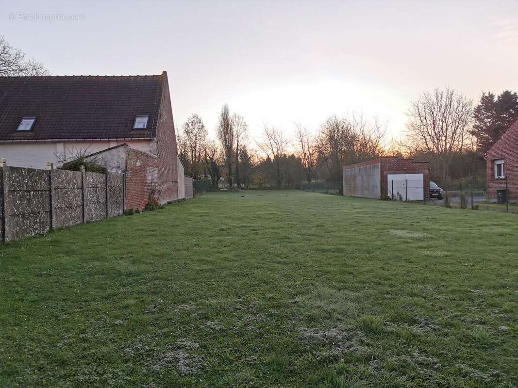 Terrain à SAUCHY-LESTREE