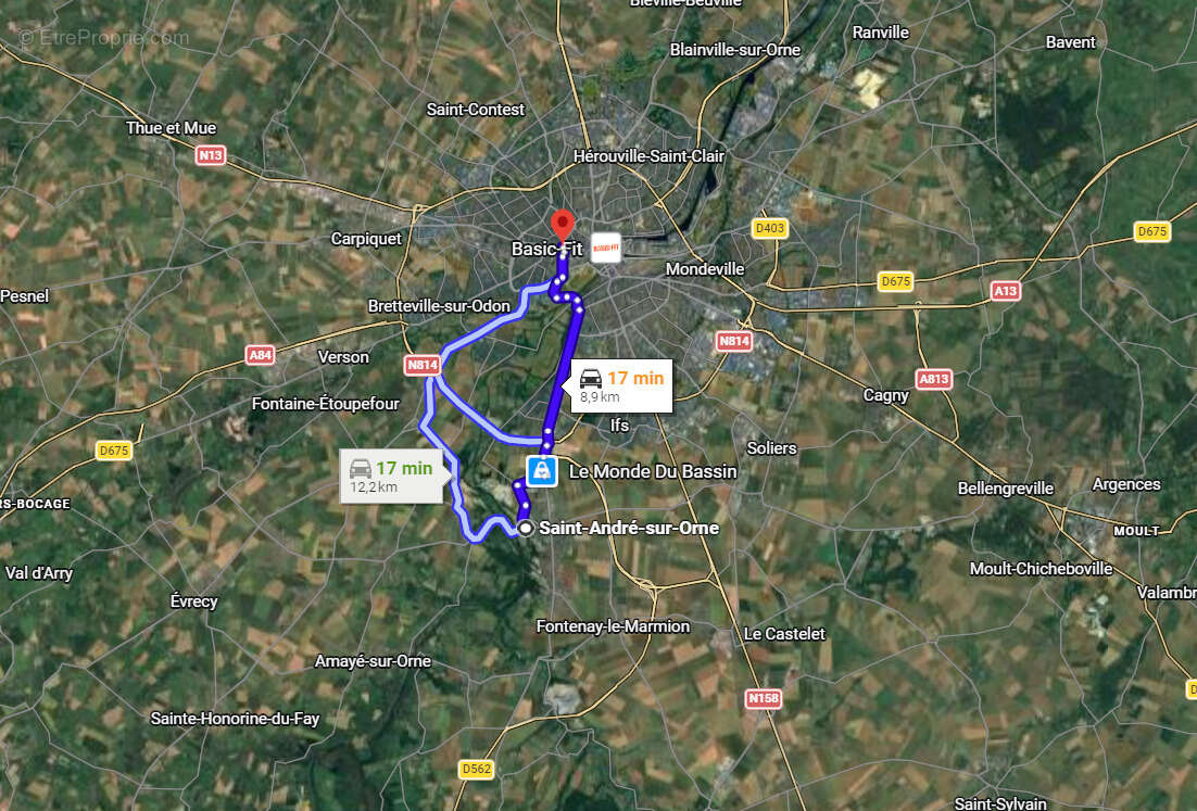 Terrain à SAINT-ANDRE-SUR-ORNE