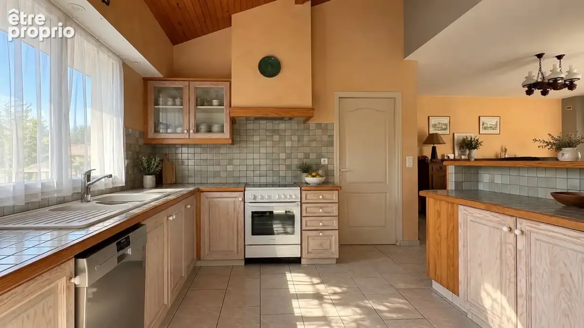 Maison d'architecte  140 m²  4 chambres  terrain de 1 195 m²  tout à pied - photo 9
