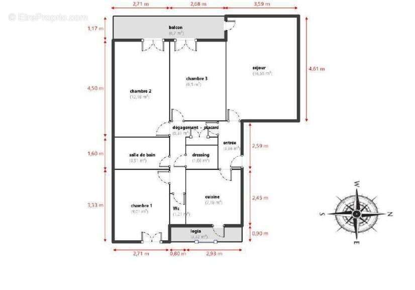 Appartement à MARSEILLE-11E