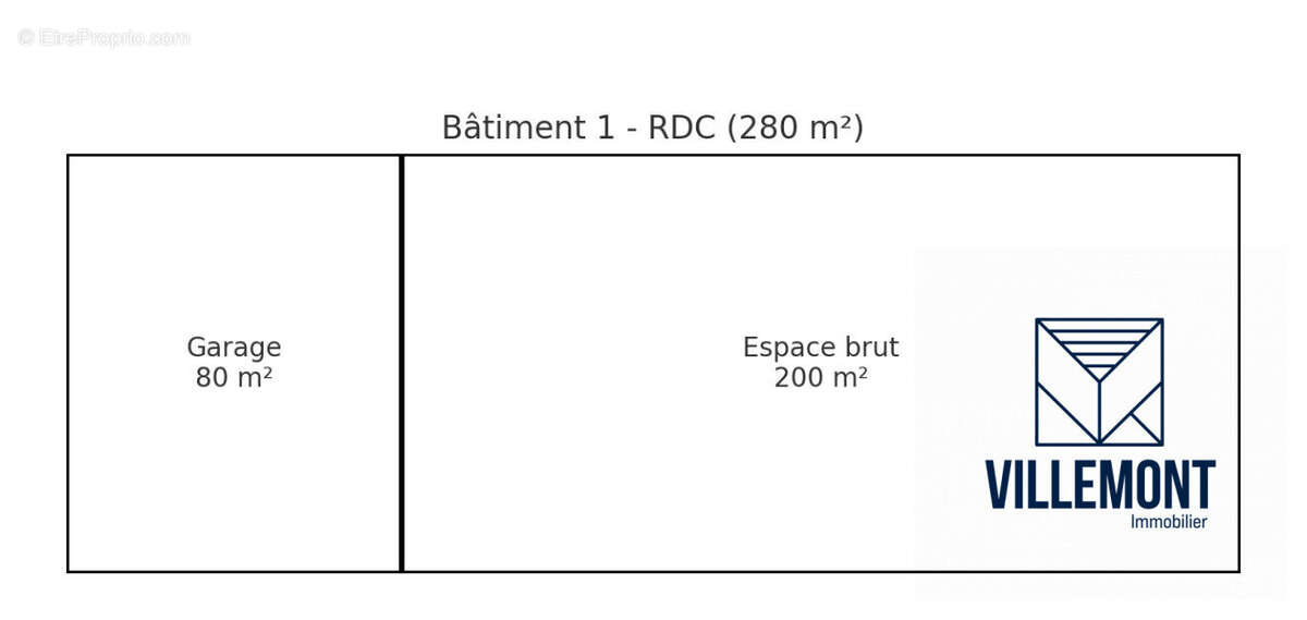  Plateau vierge  + garage - Maison à SOMMIERES
