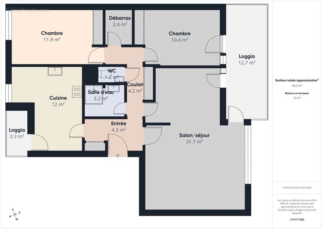 Appartement à NANTES