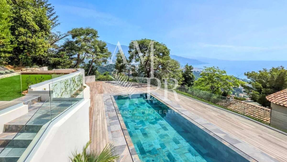 Roquebrune cap martin - villa -neuve  vue féerique - photo 17