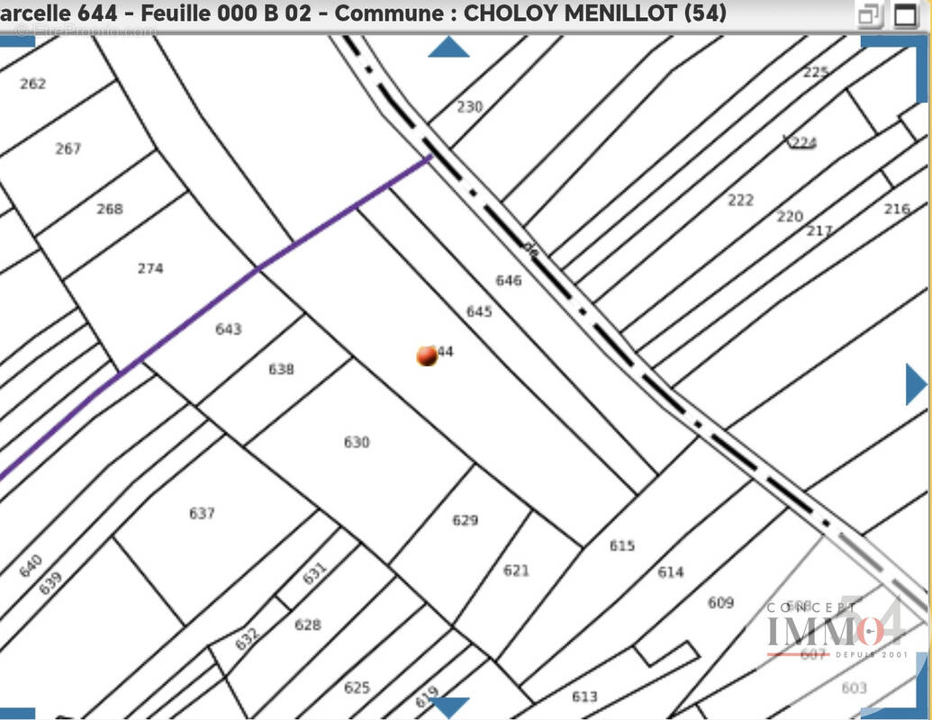 Terrain à CHOLOY-MENILLOT