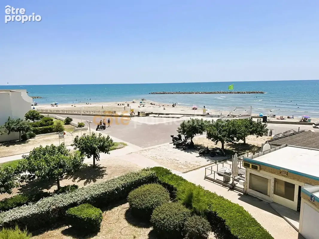 Palavas-les-flots studio cabine 40m² terrasse parking vue mer exceptionnelle - photo 2