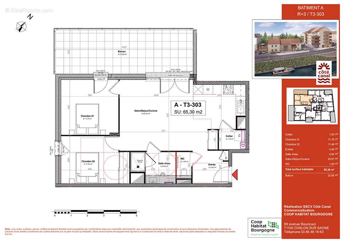 Appartement à PARAY-LE-MONIAL