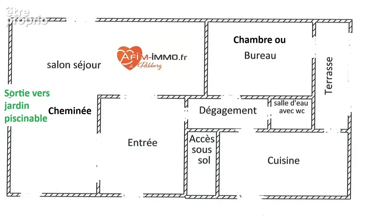 Maison Rebberg 167.33m2 sur 7 ares 4 chambres Piscinable Plein Pied SANS TRAVAUX - photo 5