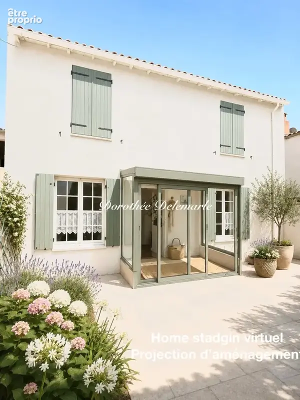 Maison à rénover 5 pièces saint clement des baleines (17) maison à rénover 100 m² + studio indépendant 30 m² + garage + jardin - photo 14