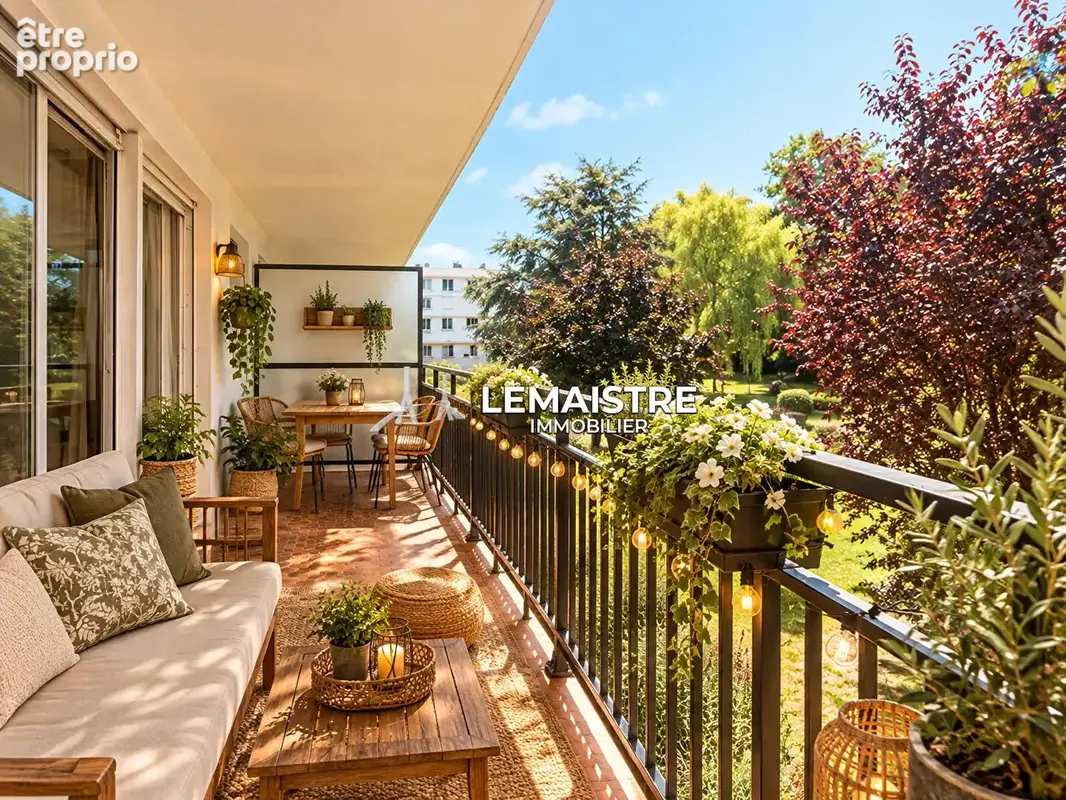 Appartement à vendre  Le Havre Félix Faure  75 m²  2 chambres  Terrasse plein sud - photo 3