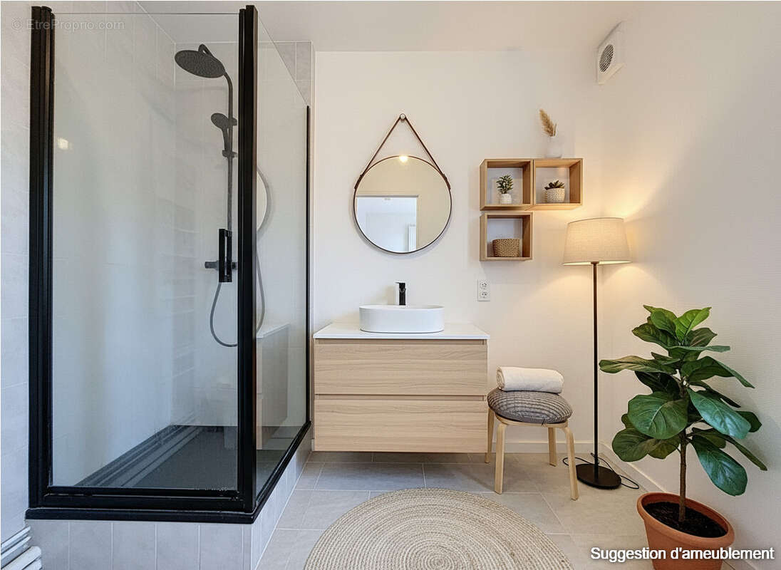 T3 de 74 m²  au dernier étage avec double balcons à Trélazé - photo 12