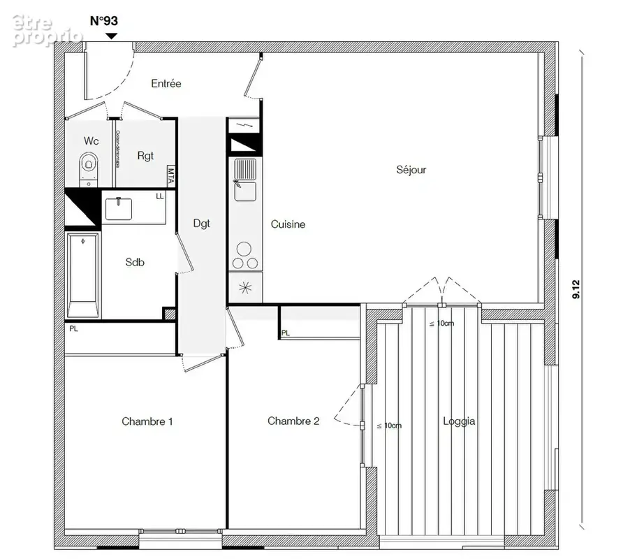 Appartement Toulouse 3 pièce(s) 66.23 m2 - photo 18
