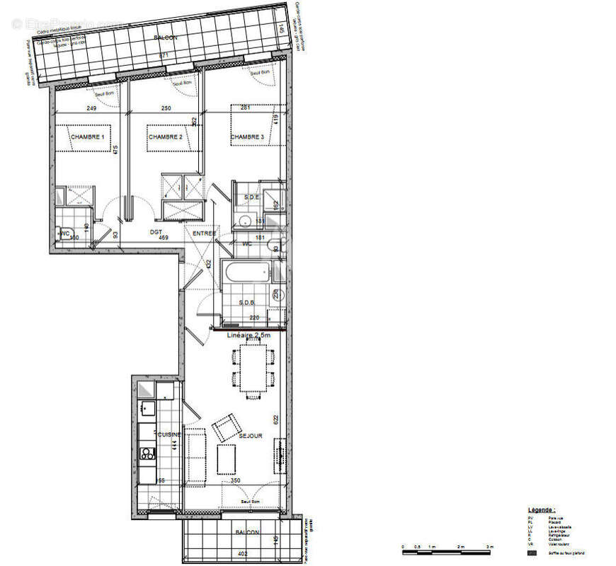 Appartement à LA COURNEUVE