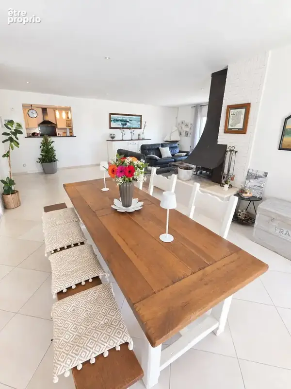 Villa T6 de 190m2 sur un terrain de 2000 m2 avec piscine interieur - photo 4